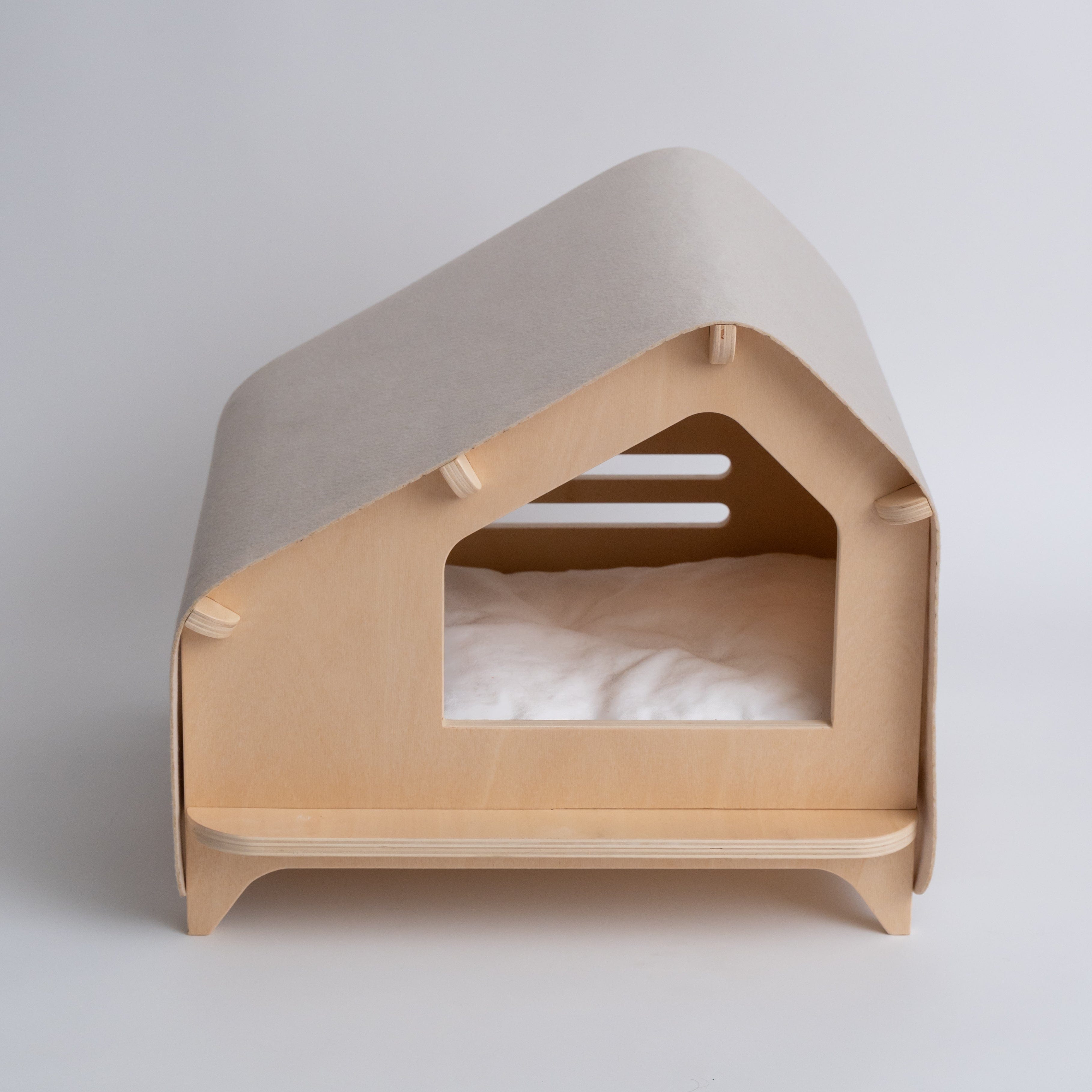 Rawry Pet Houses Luxe Cabin - Cream Medium / Rawry Pet Houses Luxe Cabin - Cream XL
